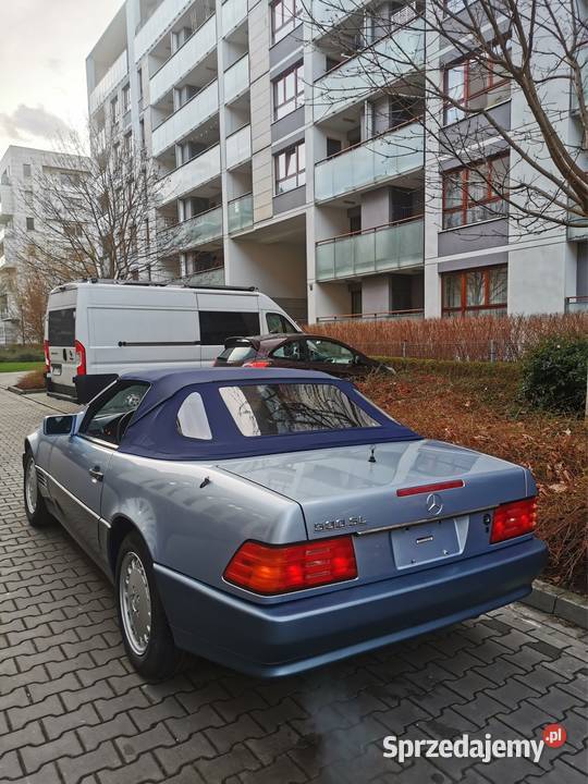 Mercedes 500 SL 1990 niski przebieg książka Kabriolet Samochody osobowe Warszawa sprzedam