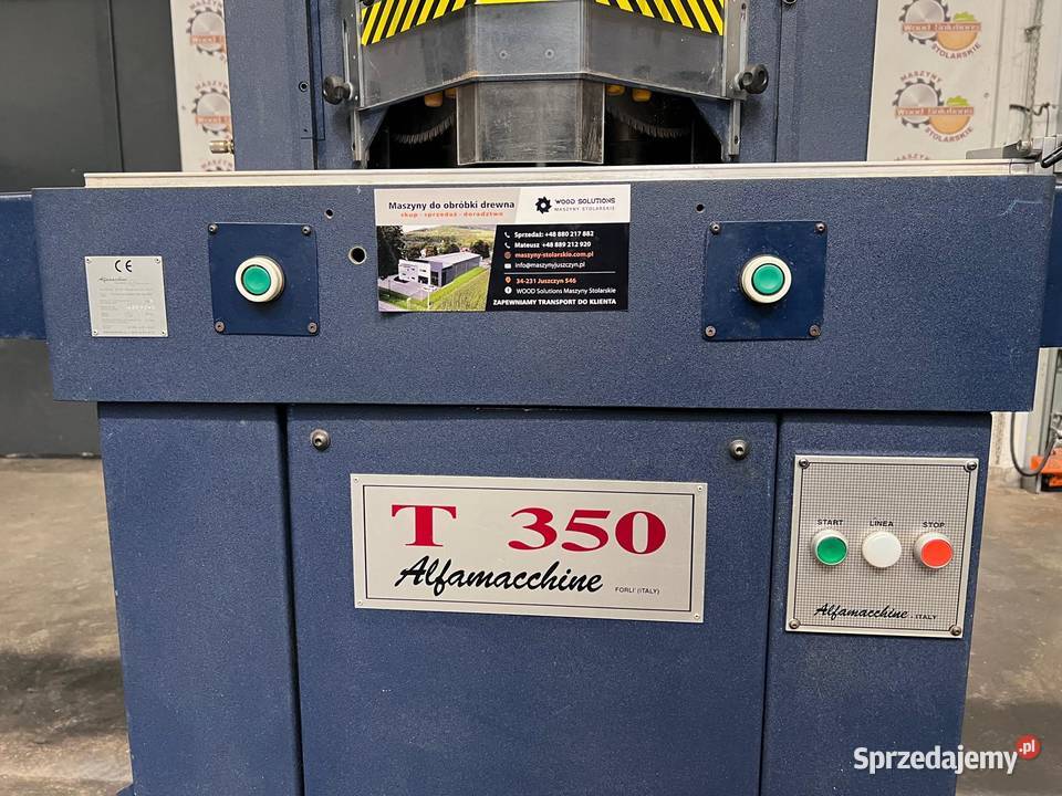 Dwupiła ukośnica ALFAMACCHINE T350 CE małopolskie Juszczyn