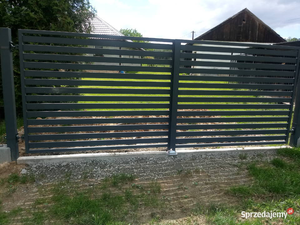 Brama dwuskrzydłowa D02 ocynkkolor dowolny Gorlice