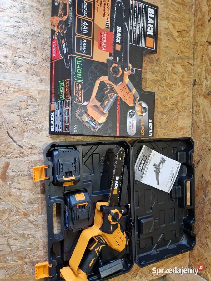 PIŁA łańcuchowa AKUMULATOROWA Pilarka drzewa Piły łańcuchowe Głogowa