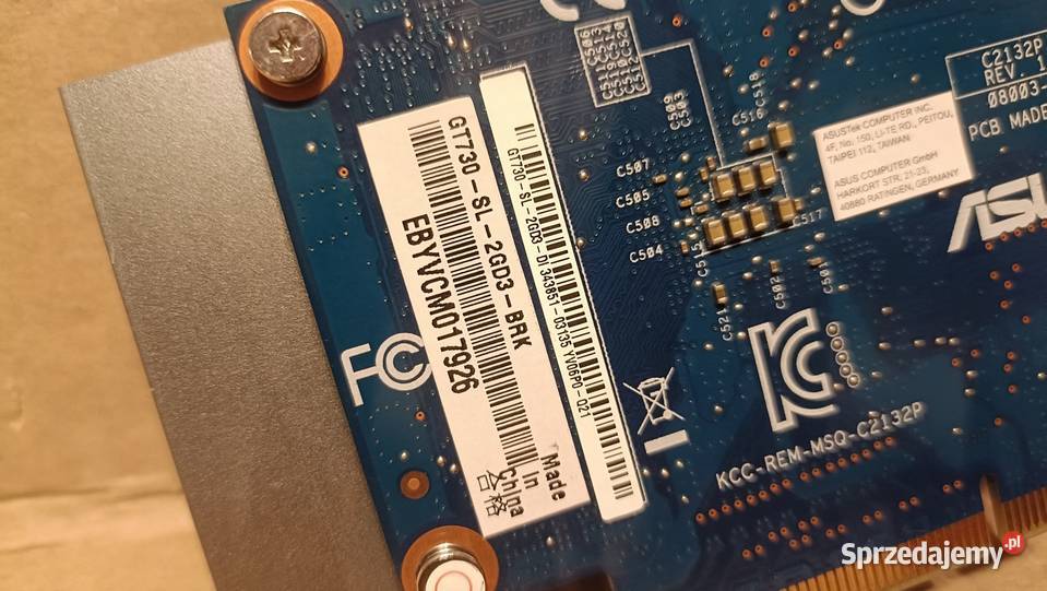 ASUS GT730 2GD3 Karty graficzne