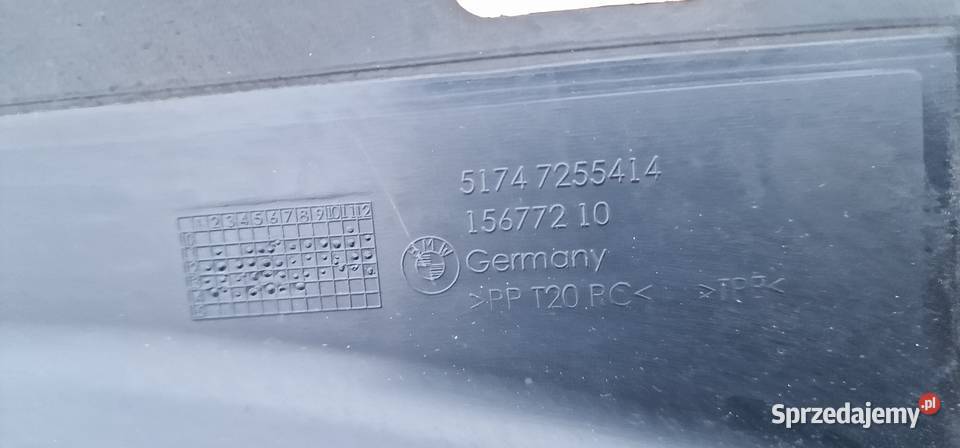 BMW F30 F31 F20 F21 KIEROWNICA POWIETRZA WLOT osobowe Trzciel