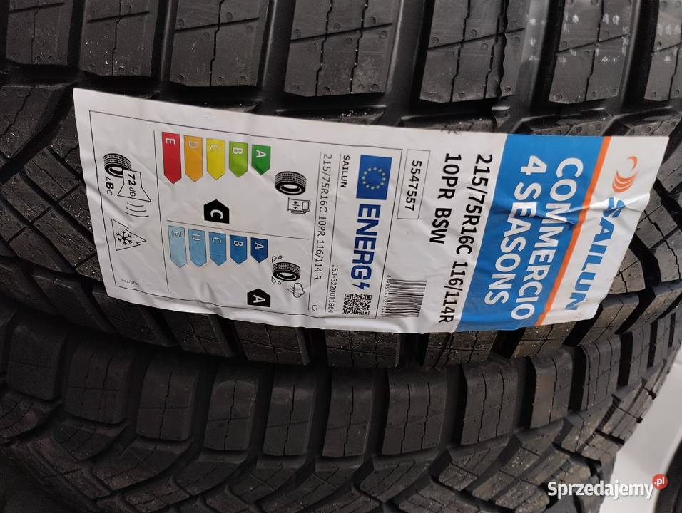 Opony 215 75 16 C Nowe wielosezon OKAZJA 75 mazowieckie Warszawa