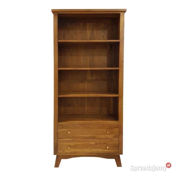 Regał drewniany 90 BONN z szufladami z akacji Lublin sprzedam