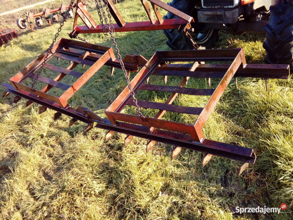 Włóka polowa brona lakowa talerzowka kverneland Rutki-Kossaki