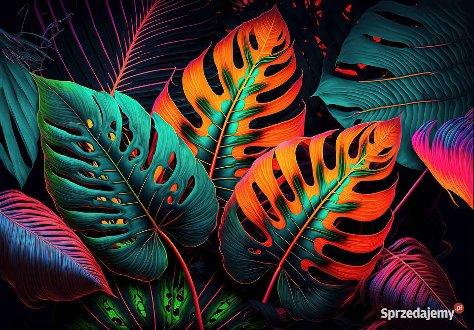 Tapeta fototapeta Liście monstera 3D