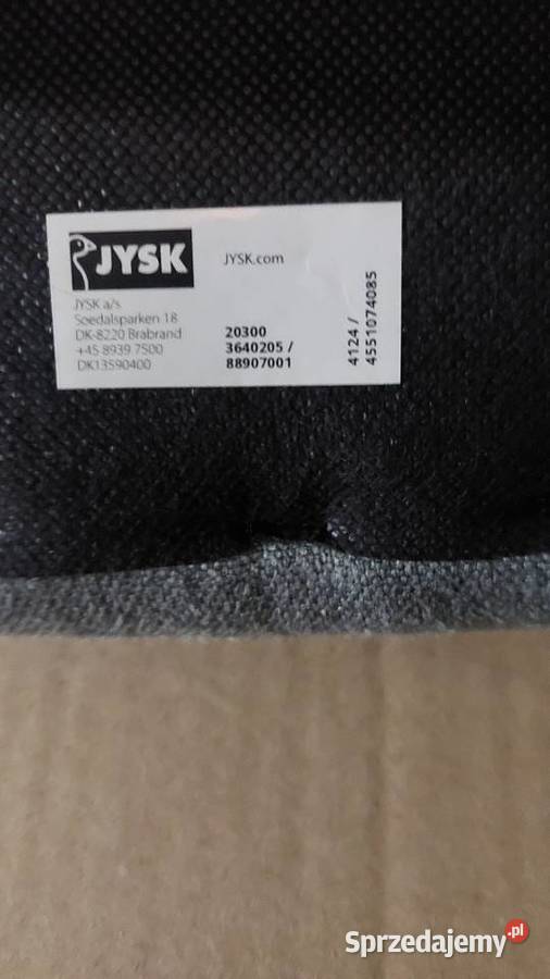 Krzesło Jysk Kokkedal