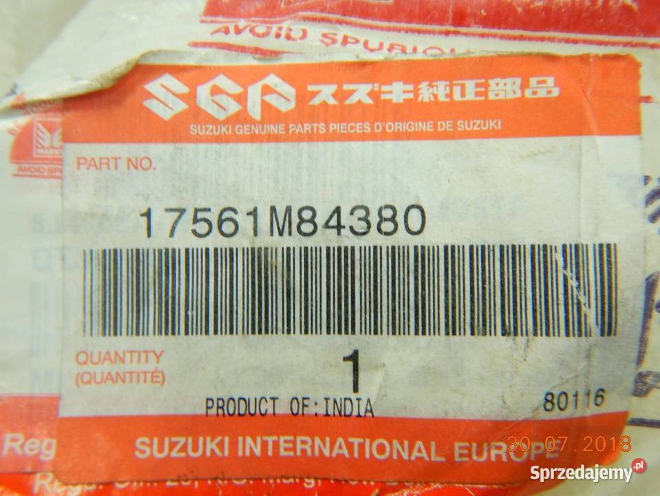 KRÓCIEC CHŁODNICY SUZUKI MARUTI ORYGINAŁ lubelskie sprzedam