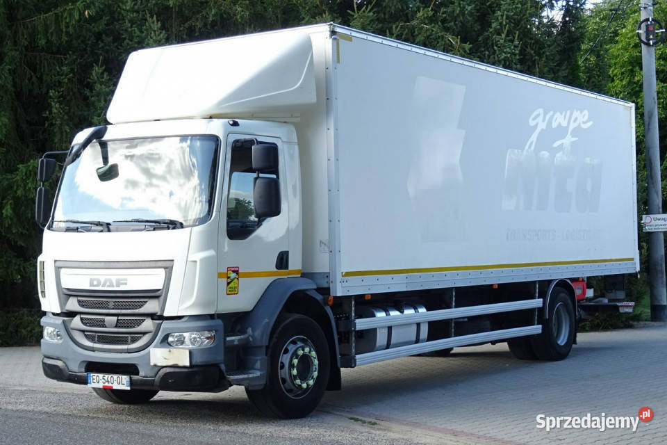 DAF LF 290 Euro 6 kontener 21p 459000 winda pełny VAT Góra Kalwaria