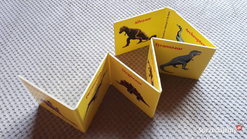 książeczkaharmonijka DINOZAURY małopolskie Kraków