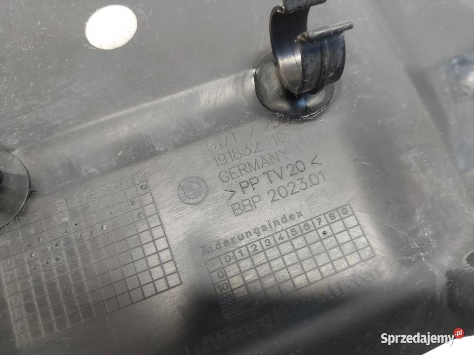 BMW i3 i01 REX Wlot powietrza przód 7255143JLK01