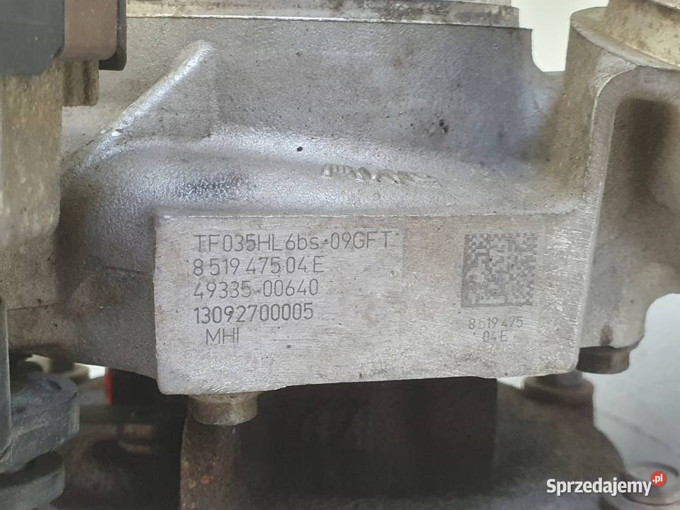TURBOSPRĘŻARKA BMW F30 F31 20 D turbo 8519475 Rudka