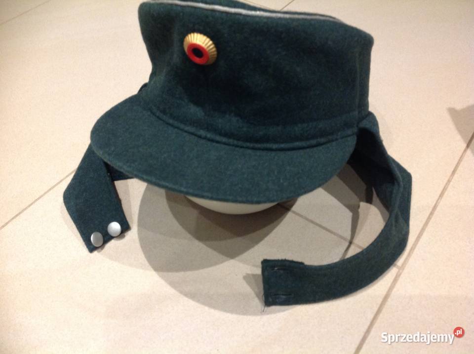Stara Niemiecka Czapka Wojskowa Sygnowana Nowa Sól sprzedam