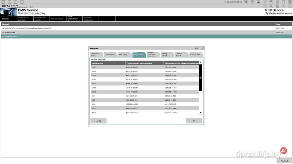 ISTA 46020 ISPI ICOM Next ENET KDcan DiagsoCar Interfejsy diagnostyczne Bełchatów sprzedam