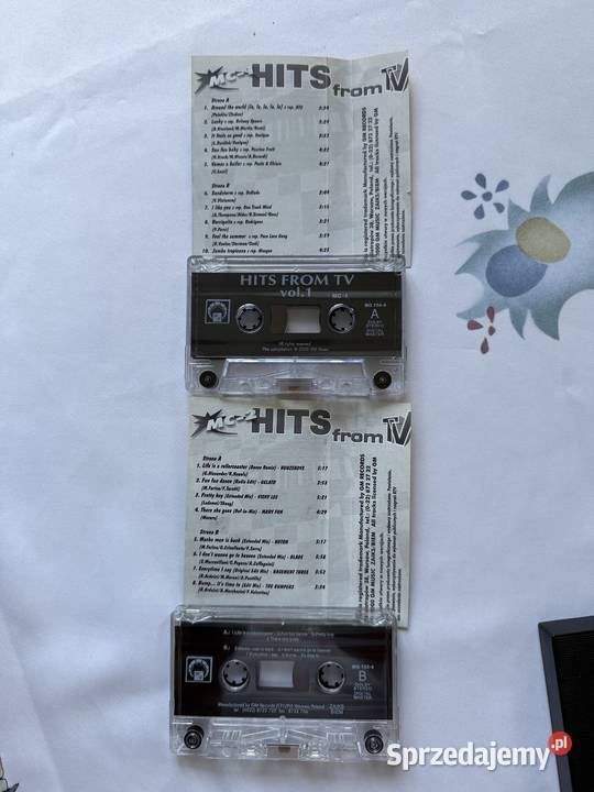 Hits from tv cz1 i cz2kasety MC lubelskie