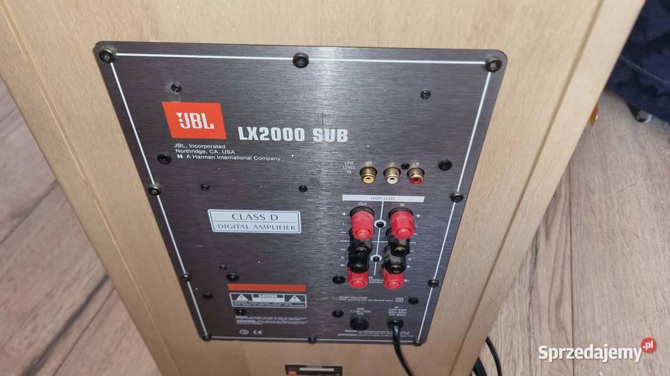 Subwoofer aktywny JBL LX 2000 SUB 25 300W Class łódzkie Warta
