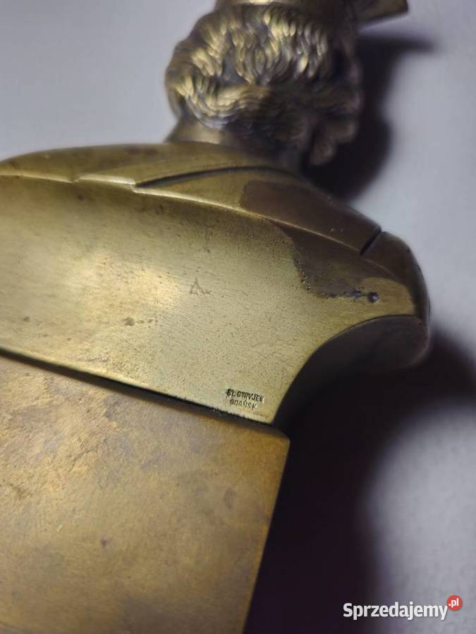 Popiersia z brązu Kościuszko i Piłsudski Antyki Gdańsk sprzedam