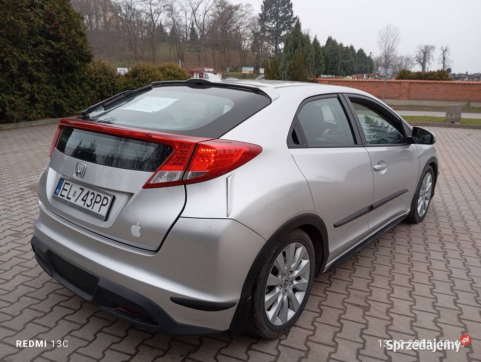 Honda Civic 2013r Salon Polska 1 właściciel Łódź