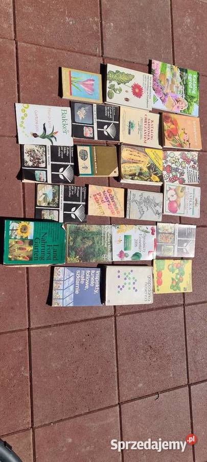 Zestaw książek ogrodniczych