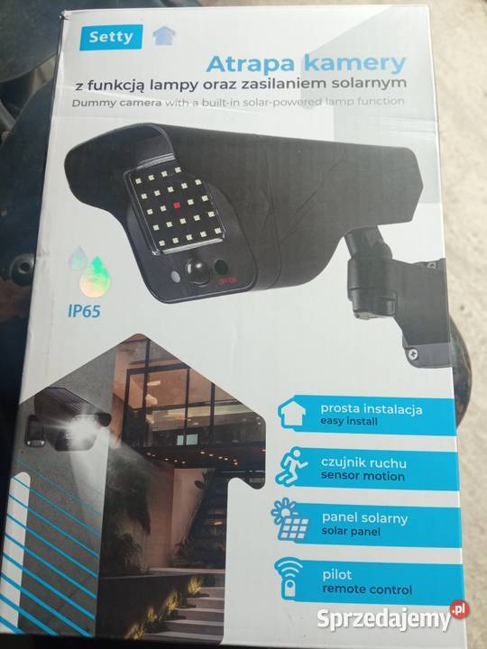 Atrapa kamery z funkcją lampy zasilaniem małopolskie Myślenice sprzedam