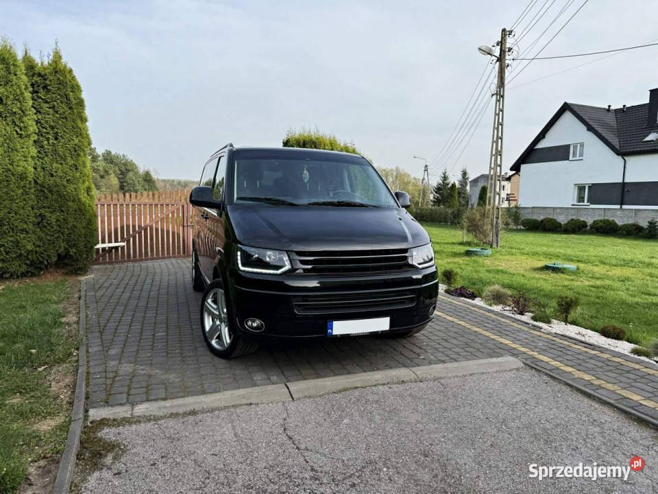 Volkswagen Multivan TDI 180 Highline Webasto czarny Bliżyn sprzedam