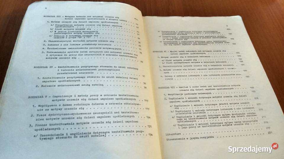 Kształtowanie motywów uczenia się dzieci Rok wydania 1973 pomorskie