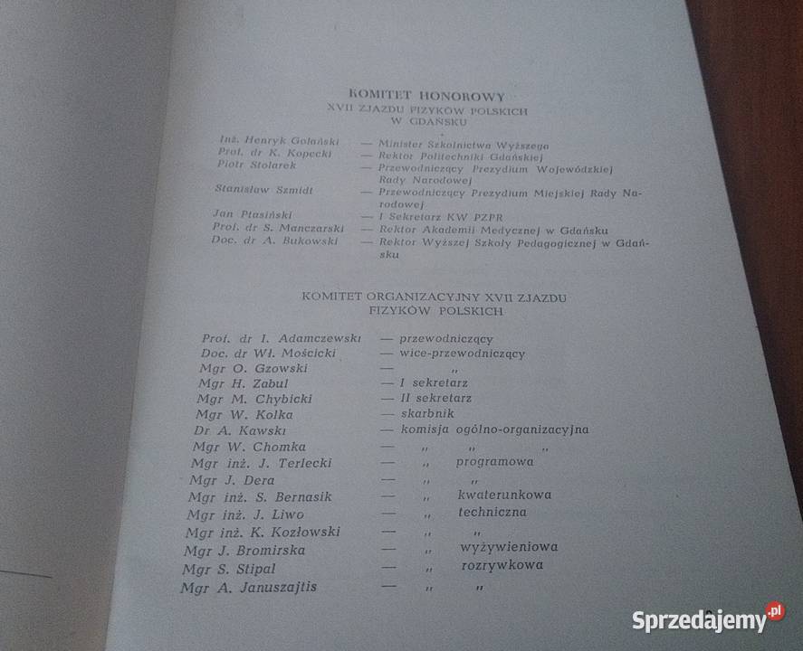Program XVII Zjazdu Fizyków Polskich Gdańsk miękka
