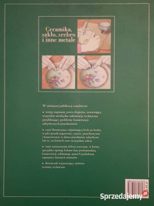 Ceramika szkło srebro i inne metale Konserwacja łódzkie Łódź