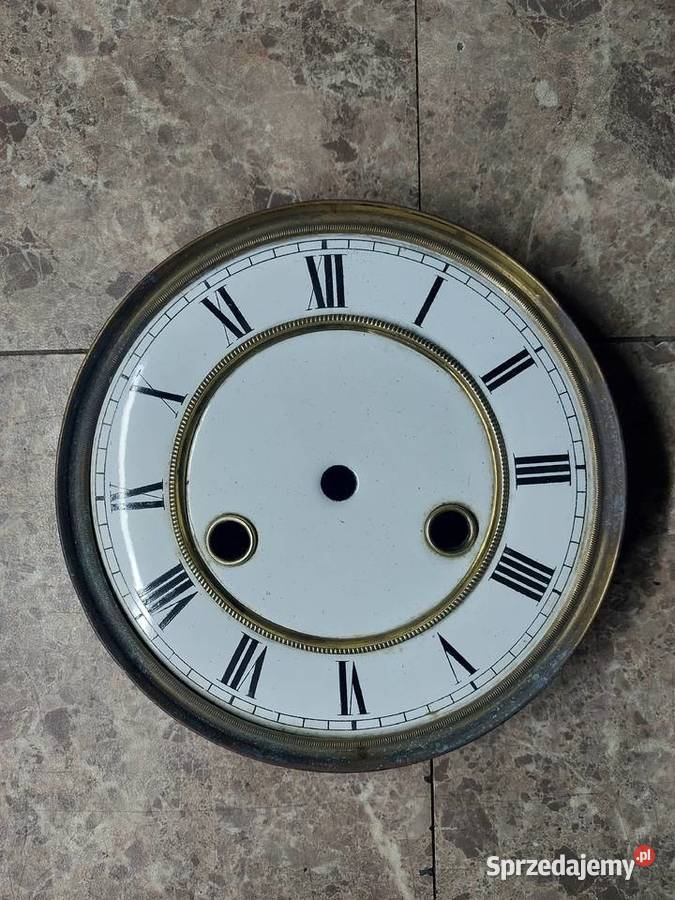 701 Tarcza starego zegara ściennego HAU 145 5732
