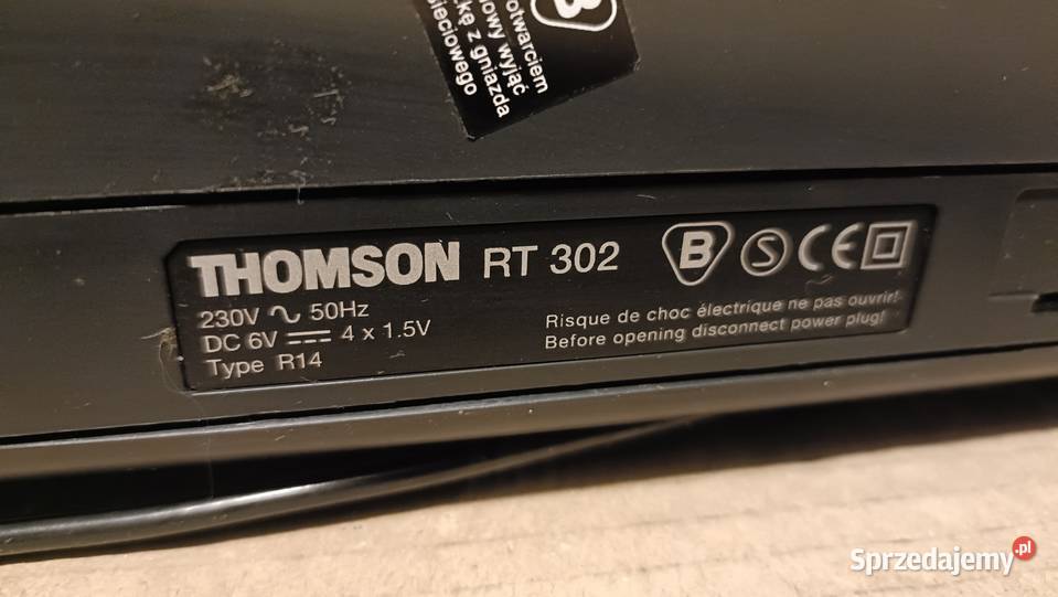 THOMSON RT302 Radio przenośne Poznań