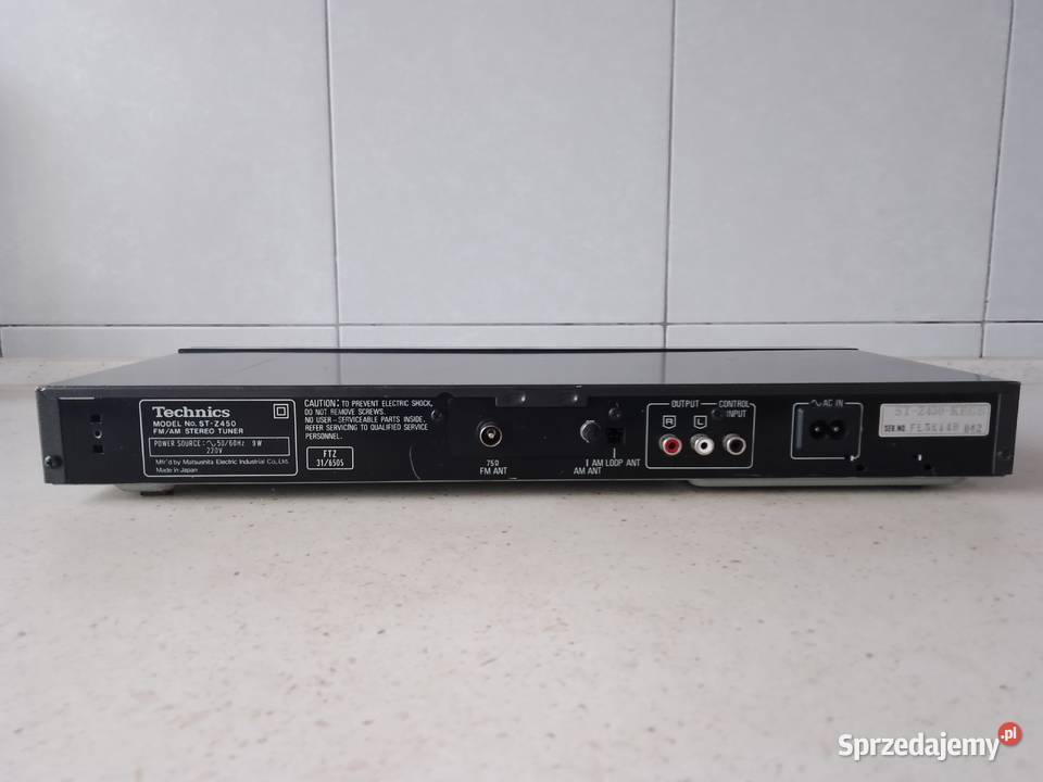 FMAM Stereo Tuner Technics STZ450 Konin