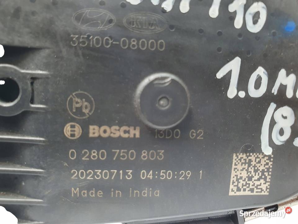 PRZEPUSTNICA Hyundai i10 10 MPI 3510008000 lubelskie Chełm