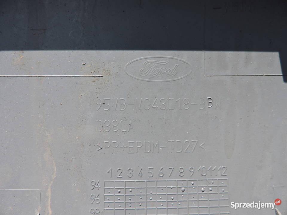 Zaślepka poduszki powietrznej Ford Transit mk4 Myszków sprzedam
