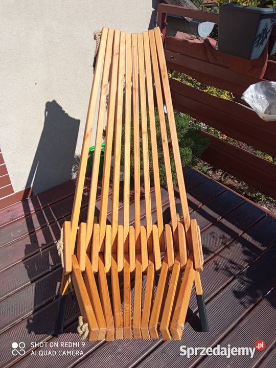 Krzesło drewniane rozkładane opolskie Kędzierzyn-Koźle