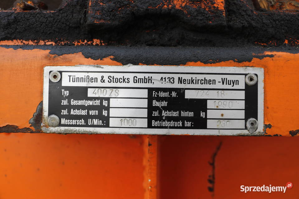 Rębak Tnnissen TS 327 ECO na WOM bwydajny