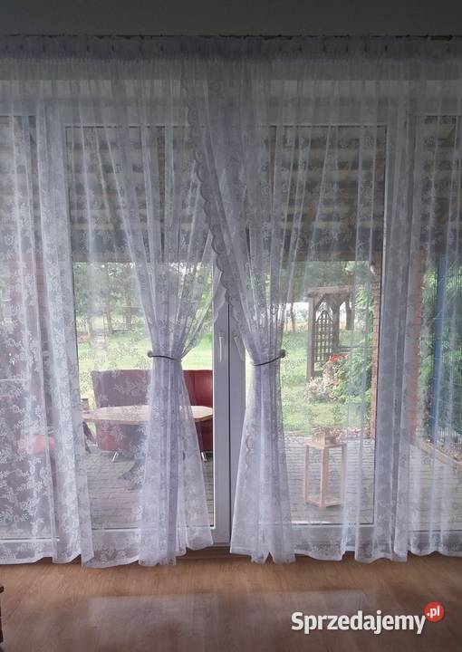 Firanka ażurowa koronkowa podwiazywana 500x220 Częstochowa