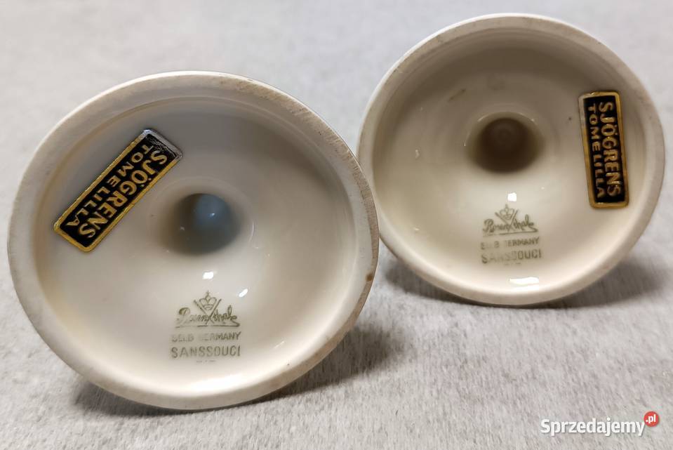 Rosenthal Sanssouci Świeczniki białe Para