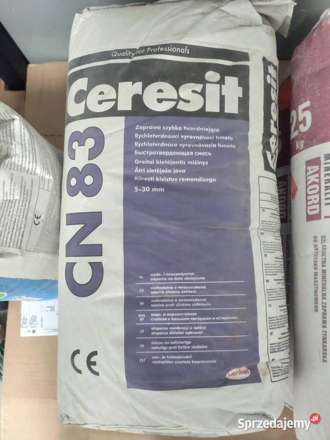 zaprawa murarska Ceresit CN83 mazowieckie Warszawa
