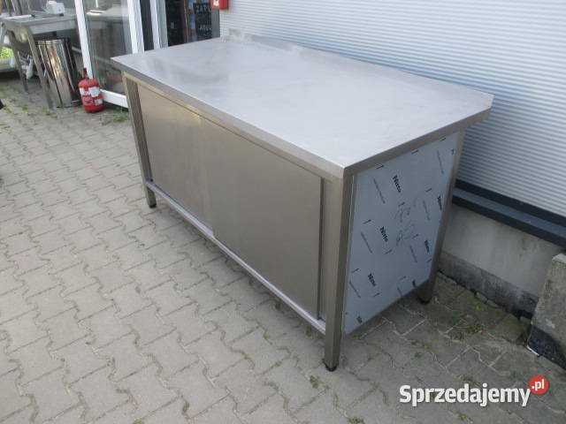 Stół Drzwi Suwane z 2 Półkami 160x70x85 sprzedam