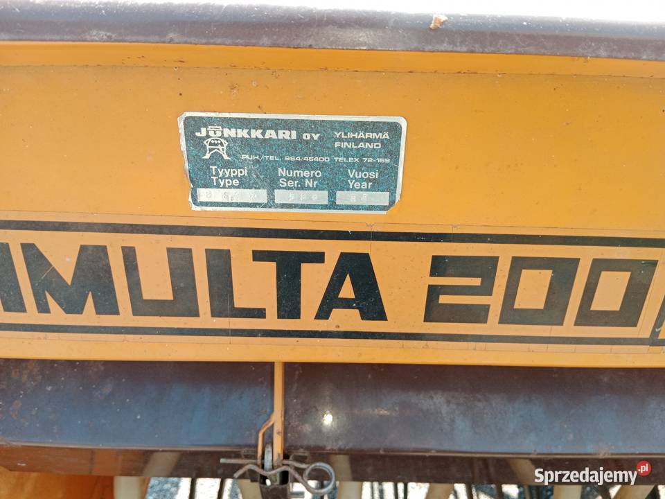 Siewnik dwukomorowy junkkari simulta nieuszkodzony Brzozów