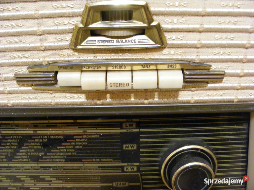 Radio lampowe NECKERMANN TONMEISTER STEREO Wałcz