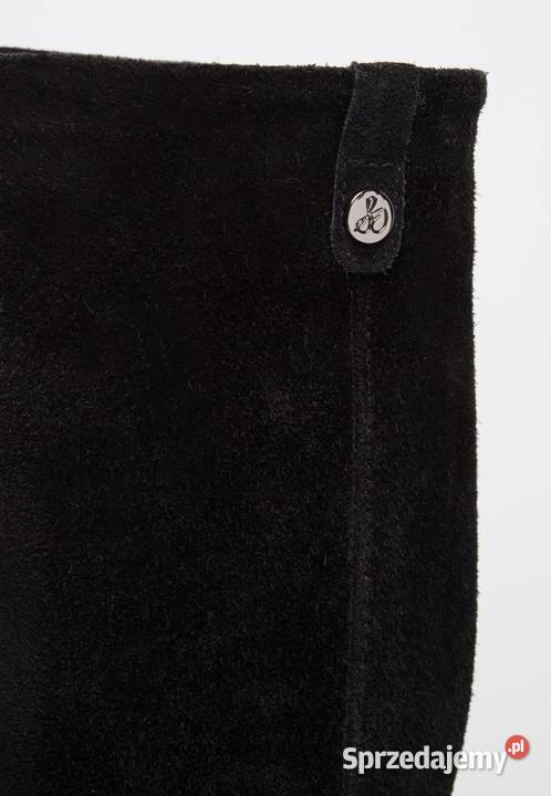 NIEBANALNE zamszowe kozaki Sam Edelman szersza Inna marka