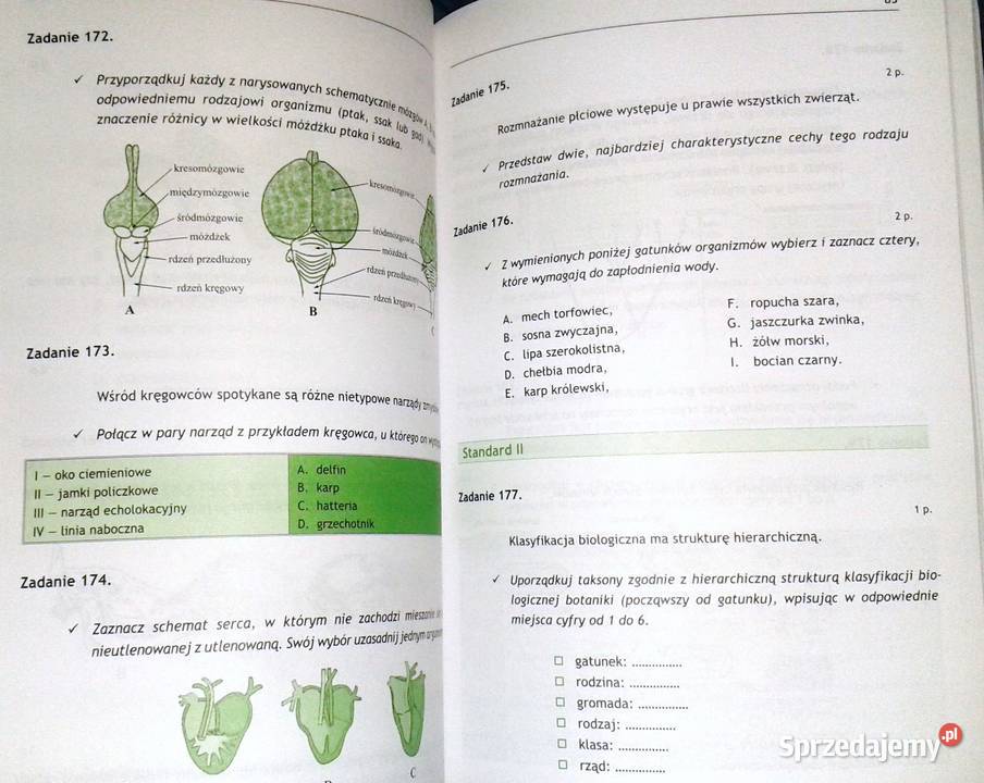 Biologia Zbiór zadań maturalnych Rozszerzony M Rok wydania 2004 Chełm sprzedam