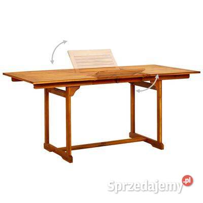 vidaXL Ogrodowy stół jadalniany 120170x80x75 Warszawa