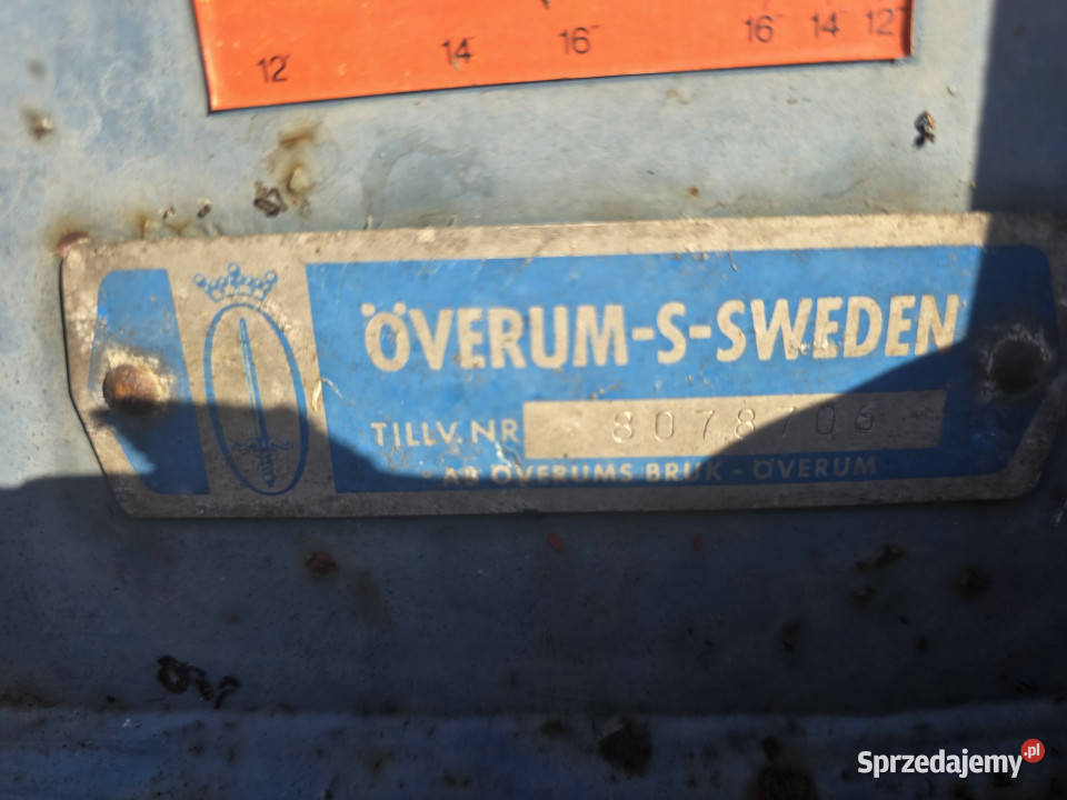 Pług 3 skibowy OVERUM SWEDEN zabezpieczenia Litwinki