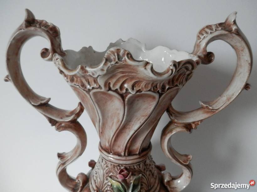 Piękny dekoracyjny porcelanowy włoski wazon zachodniopomorskie sprzedam