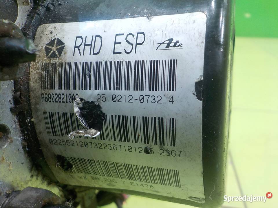 JEEP PATRIOT 24 B AUT 09r SUV 5D pompa ABS osobowe Suków