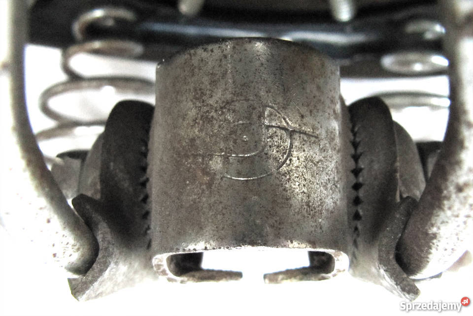 Stare skórzane siodełko rowerowe miejskie dolnośląskie