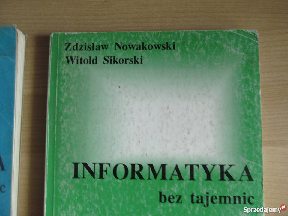 Sprzedam książki Informatyka bez tajemnic część szkoła ponadgimnazjalna podkarpackie Rzeszów
