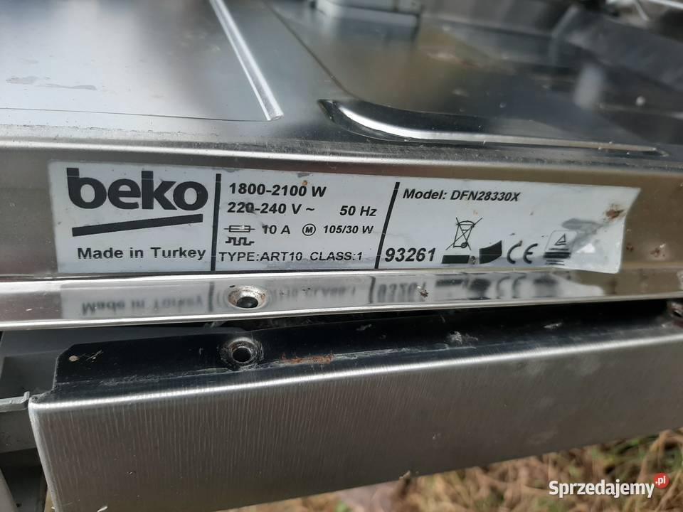 Części do zmywarki Beco kosz dozownik grzebień łódzkie Łowicz
